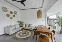 Shared lounge and dining space